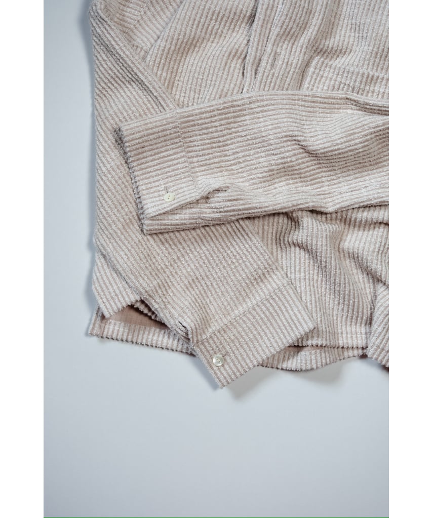 ANCELLM CUT STRIPE SHIRT | MusterWerk Sud.
