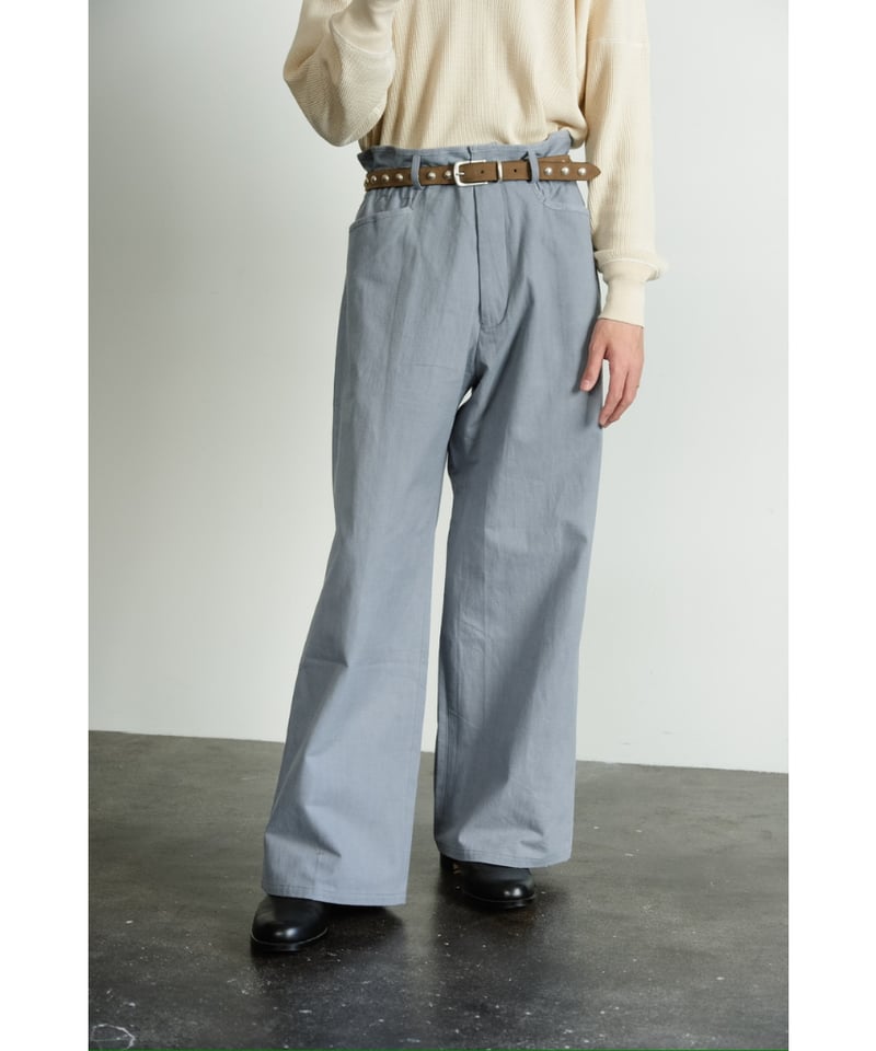 m's braque GATHERED BAGGY PANTS | MusterWerk Sud.