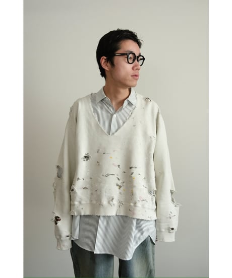 ANCELLM HARD CRASH SWEAT SHIRT