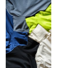 Yonetomi NEW BASIC GARMENT DYE T-SHIRT〈TURTLE NECK 〉