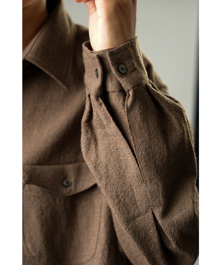 Gorsch the merry coachman Slip On Bumpy Wool Shirt - トップス