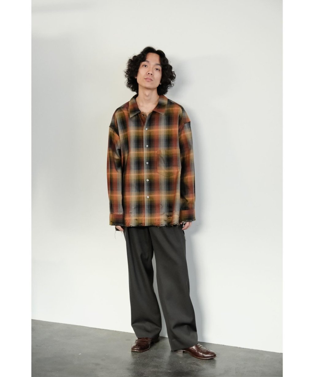 ANCELLM R/C CHECK CRASH LS SHIRT | MusterWerk Sud. ANCELLM R/C CHECK CRASH LS SHIRT | MusterWerk Sud.