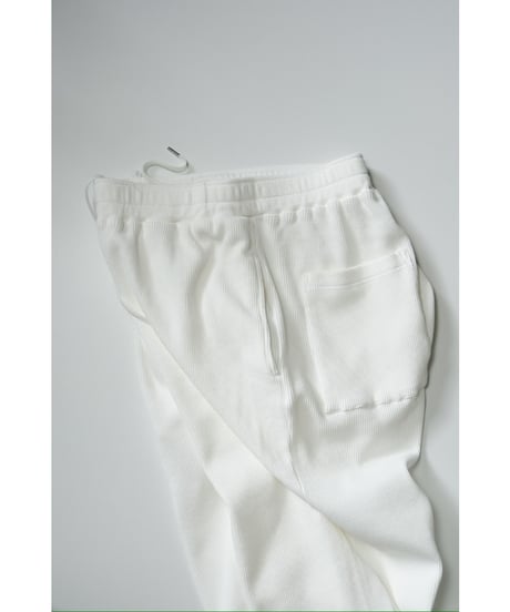 KANEMASA PHIL. 18G Heavy Weight Garment Dye Waffle Pants