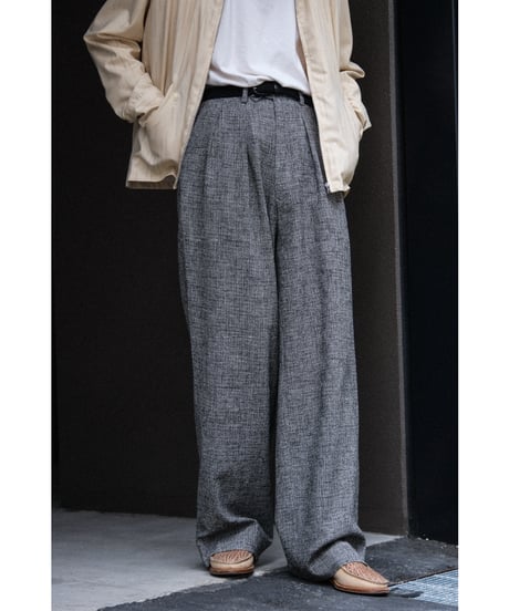 m's braque "Exclusive" TUCKED WIDE PANTS