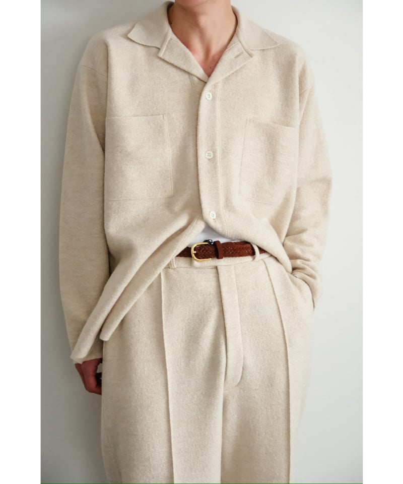 Olde H & Daughter BOILED WOOL SLACKS | MusterWe