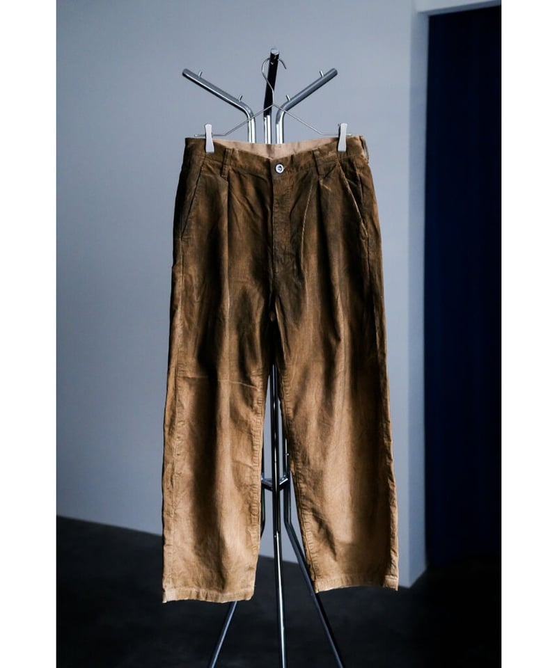 パンツ ANCELLM AGING CORDUROY PANTS ANCELLM（アンセルム） 2023AW 23AW AGING CORDUROY PANTS