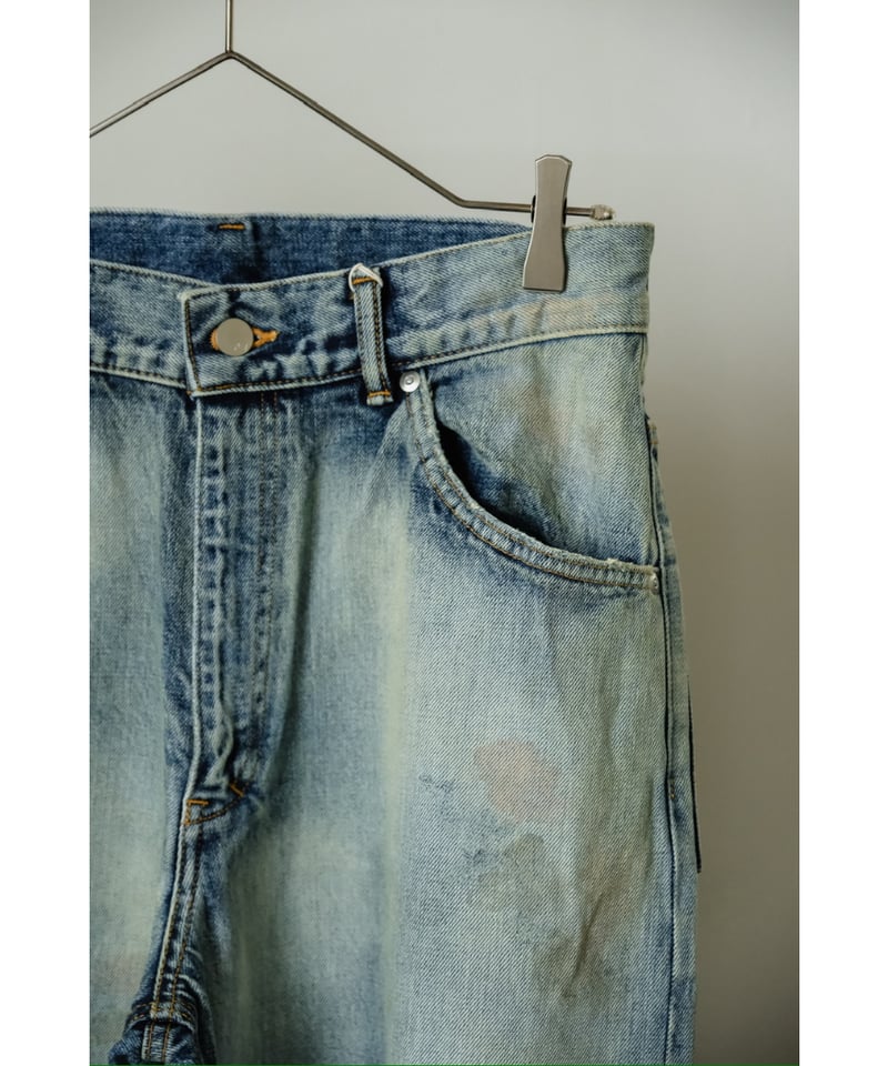 ANCELLM AGING SELVEDGE TAPERED 5P DENIM PANTS | ANCELLM AGING SELVEDGE TAPERED 5P DENIM PANTS |