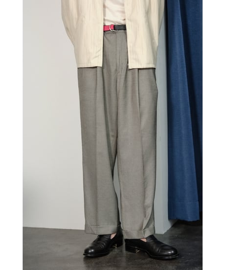 USED Polyester Rayon Straight Trousers