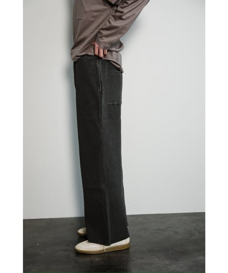 KANEMASA PHIL. 18G Heavy Weight Garment Dye Waffle Pants