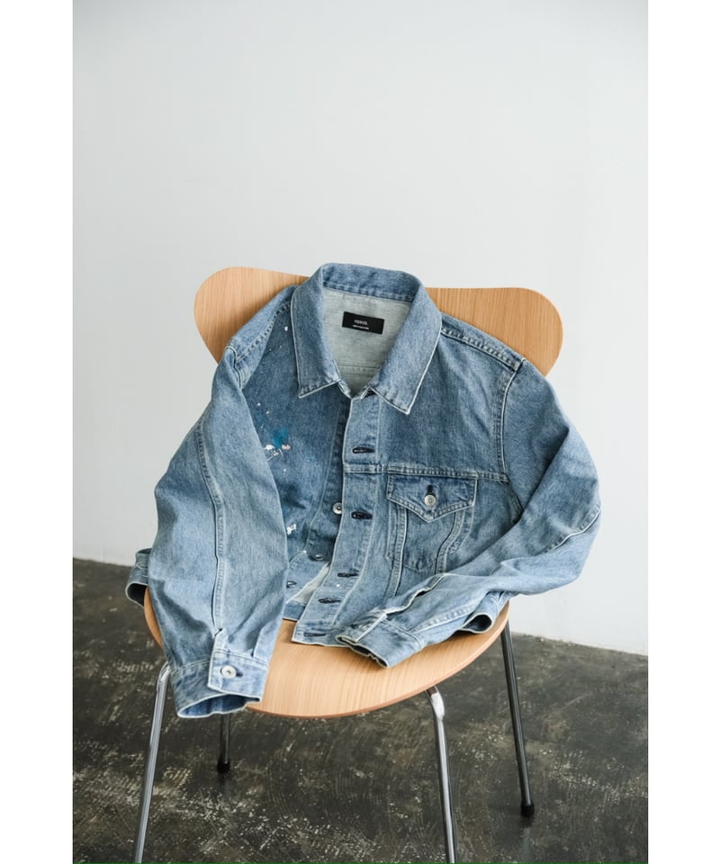 ensou. Erased Jean Jacket-Splash | MusterWerk Sud.