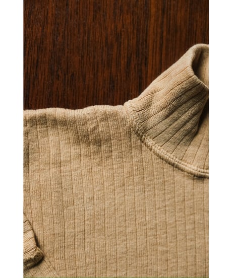Olde Homesteader "EXTRA COTTON RIB" Mock Neck Short Sleeve