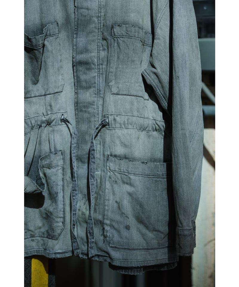 ANCELLM AGING DENIM SHIRT JACKET | MusterWerk Sud.