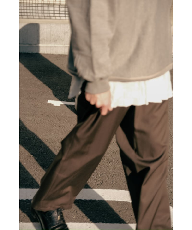パンツ ULTERIOR CHAMBRAY SOFT GABARDINE PANTS 5 ULTERIOR / CHAMBRAY SOFT GABARDINE PANTS
