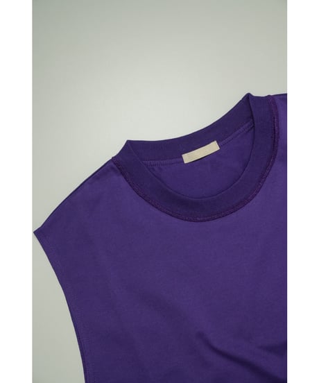 ULTERIOR SUVIN SUEDED TENJIKU SLEEVELESS TEE