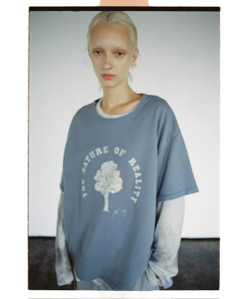 トップス ANCELLM 23SS AGING T-SHIRT ANCELLM（アンセルム） 2023SS 23SS AGING T-SHIRT エイジングT