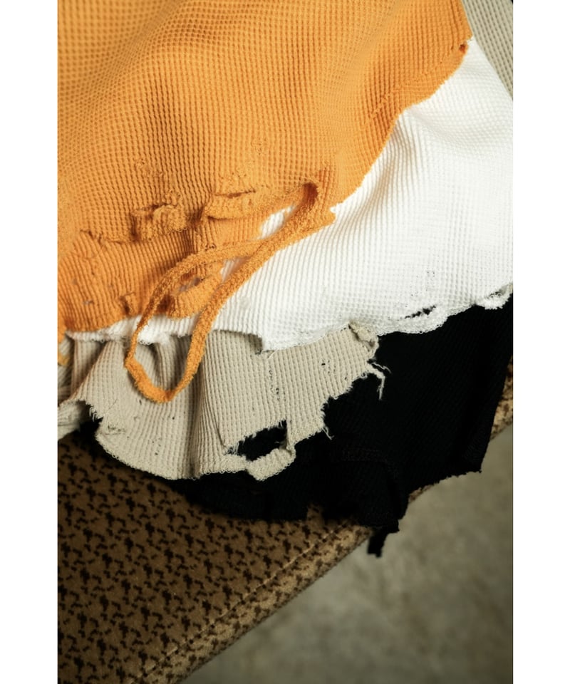 ANCELLM DAMAGE WAFFLE TANK TOP | MusterWerk Sud.