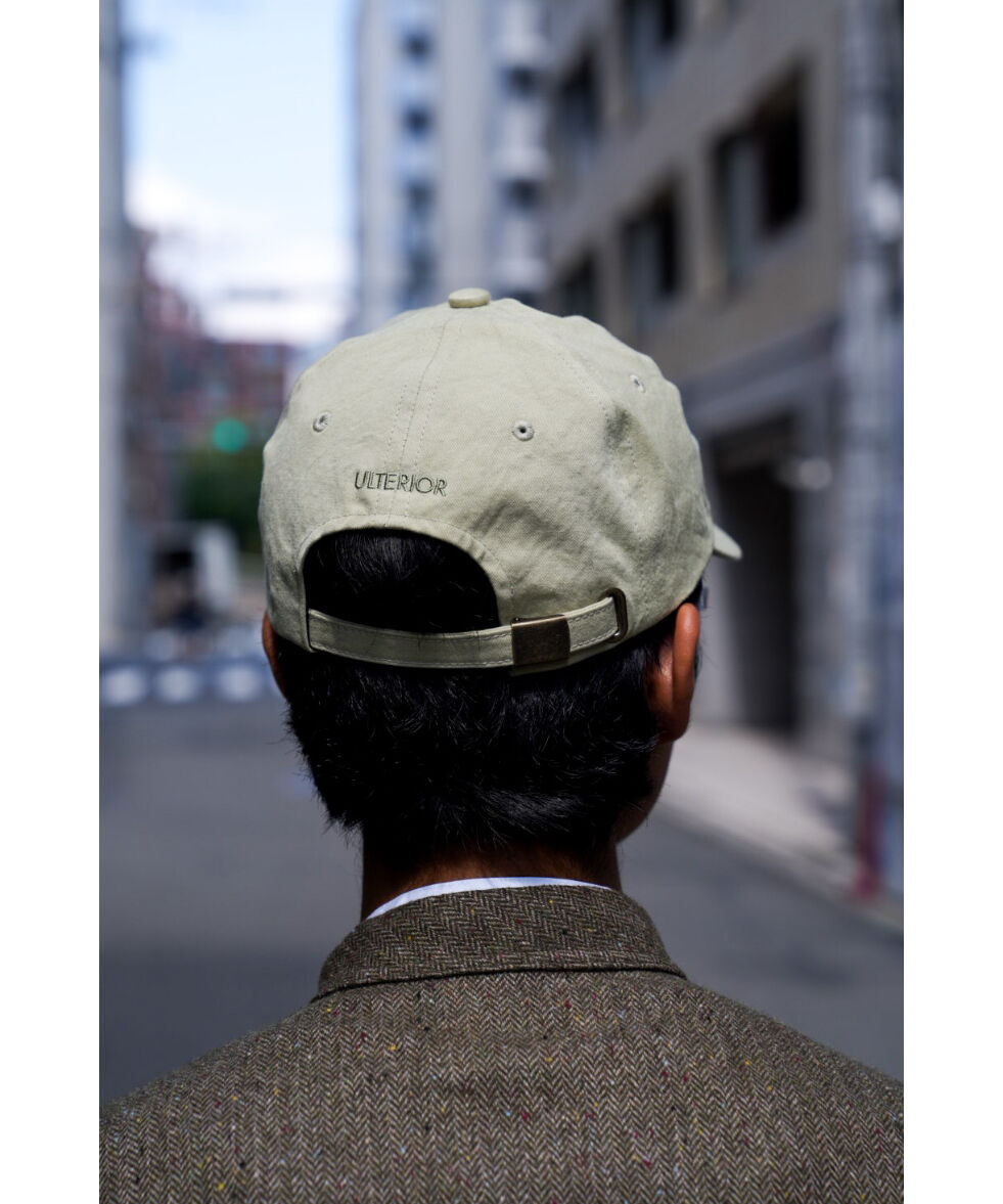 ULTERIOR　備前ツイルギャバジン6パネルキャップ ULTERIOR Bizen Gabardine 6 Paneled Cap | 大阪心斎橋のメンズ
