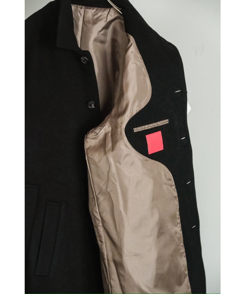 saco様ブラック1枚 SASAKI SATORU Soutien collar long sleeve coat |