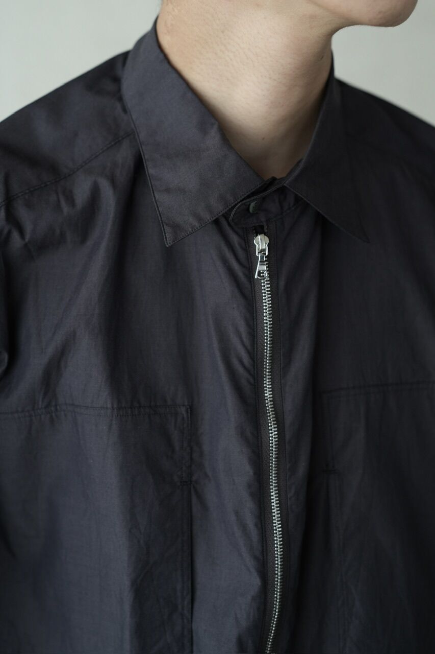 blurhms Chambray Half-zip Shirts | MusterWerk Sud.