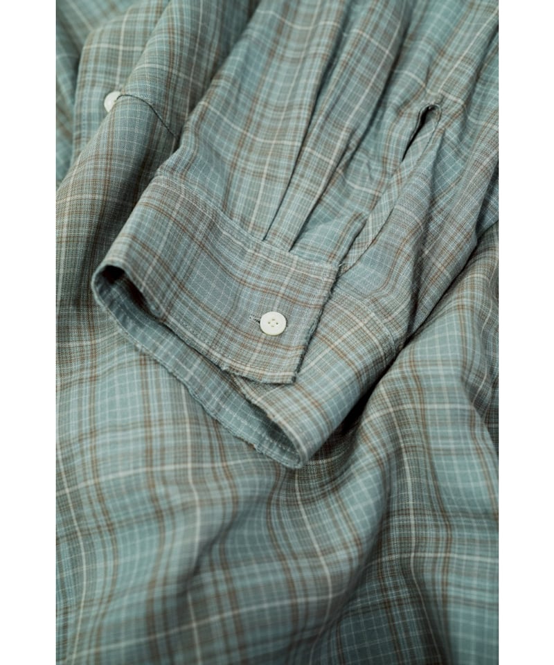 ANCELLM AGING RAYON CHECK SHIRT | MusterWerk Sud.