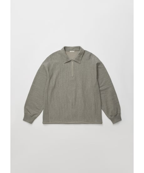 ULTERIOR FADED SILKY TERRY RW HALF ZIP P/O
