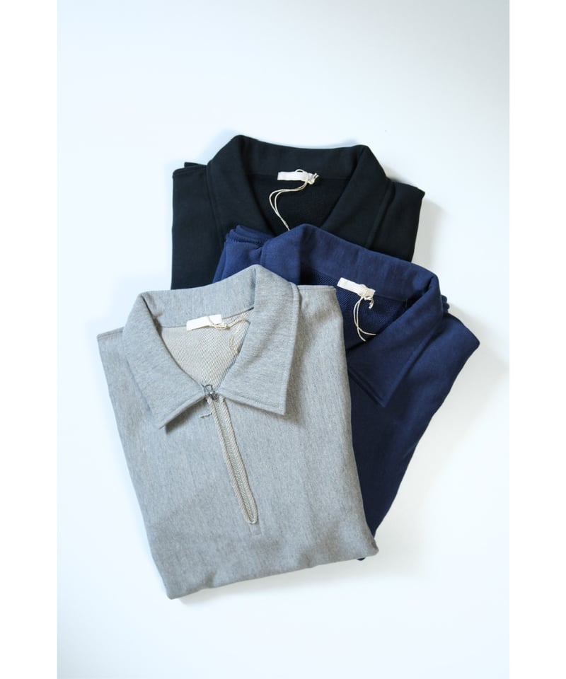 ULTERIOR FADED SILKY TERRY RW HALF ZIP P/O | Mu