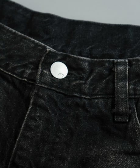 ANCELLM DENIM PAINTER SHORTS