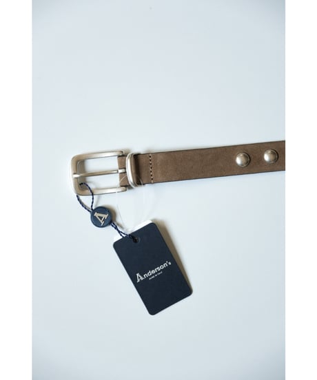 Anderson's "Exclusive" SUEDE STUD ANTIQUE BELT