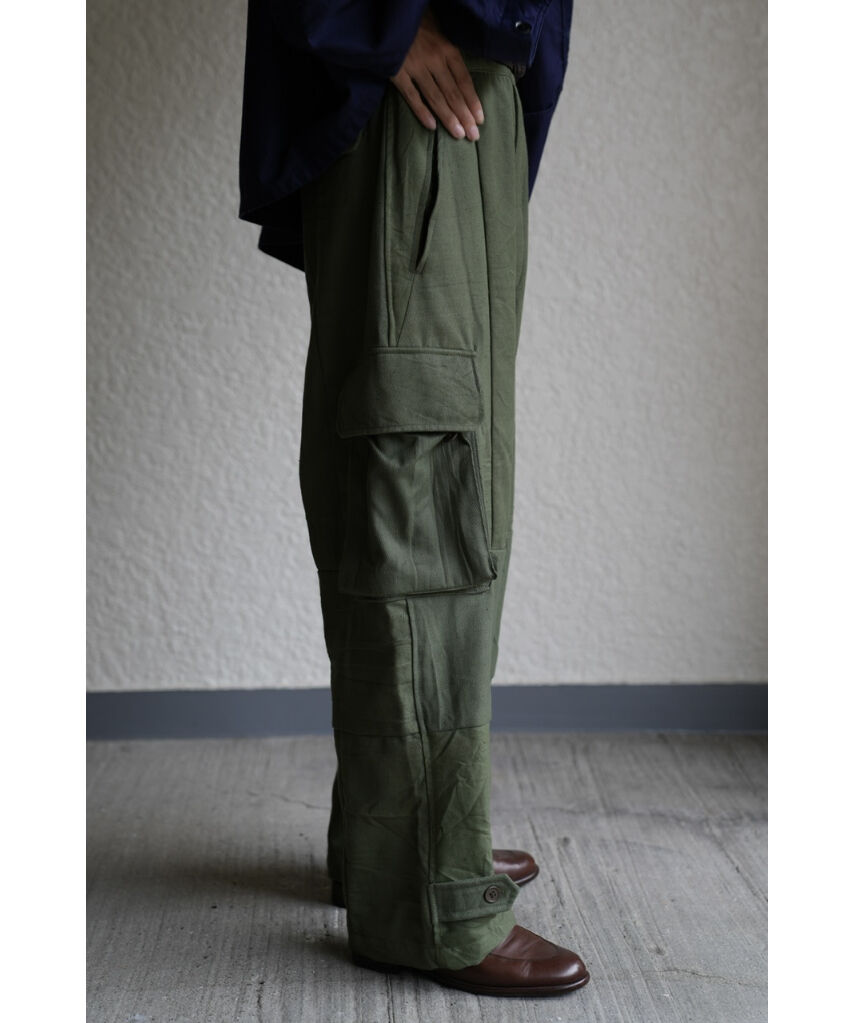 パンツ SEEALL RECONSTRUCTED MILITARY M-47 22AW seeall RECONSTRUTED MILITARY M-47
