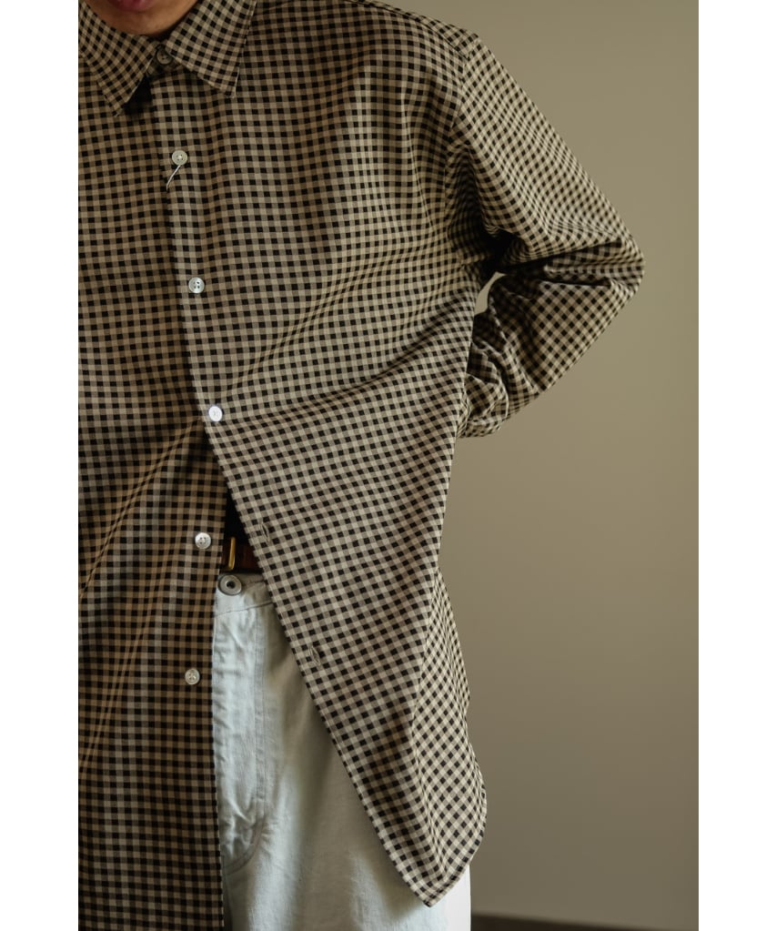 KANEMASA PHIL. 46G Modest Gingham Check Shirt |