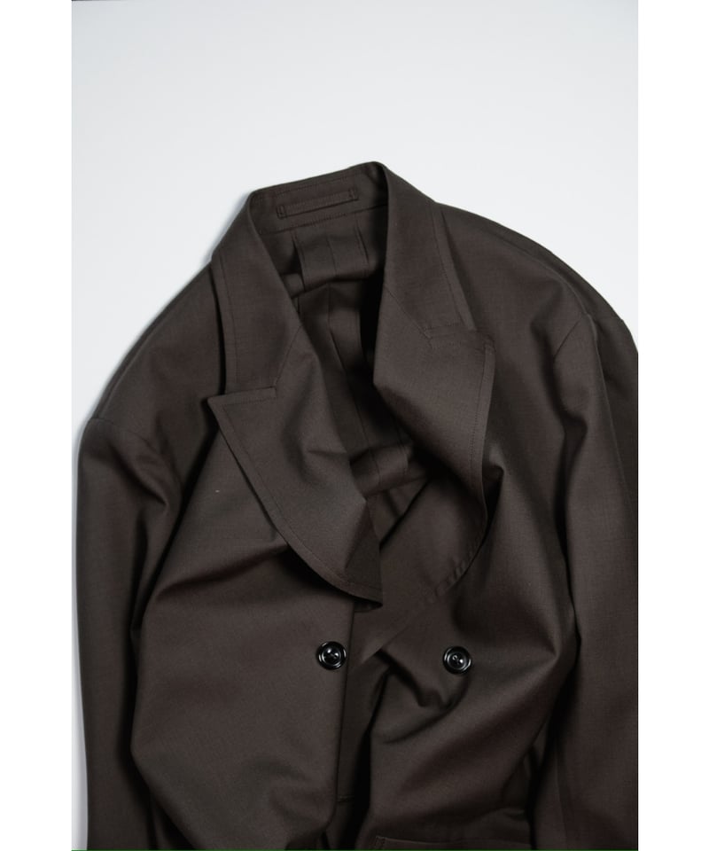 ULTERIOR SUPER FINE WOOL TROPICAL DB JKT | Must ULTERIOR SUPER FINE WOOL TROPICAL DB JKT | Must