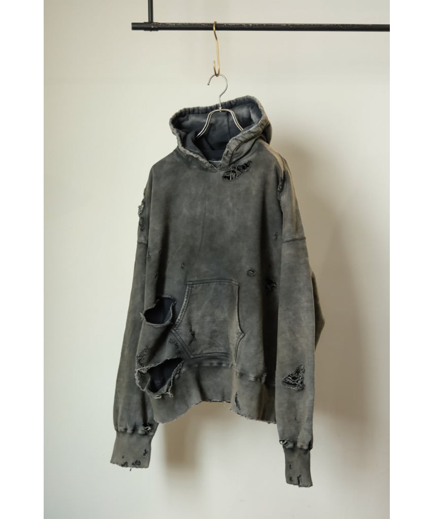 ANCELLM AGING CRASH HOODIE | MusterWerk Sud