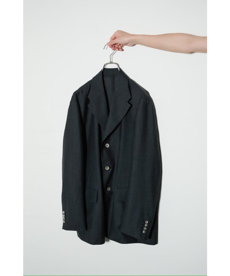 早い者勝ち25ss BISOWN SHEER WOOL UNCON JACKET ビソウン BISOWN 25ss シアーウールアンコンジャケット SHEER