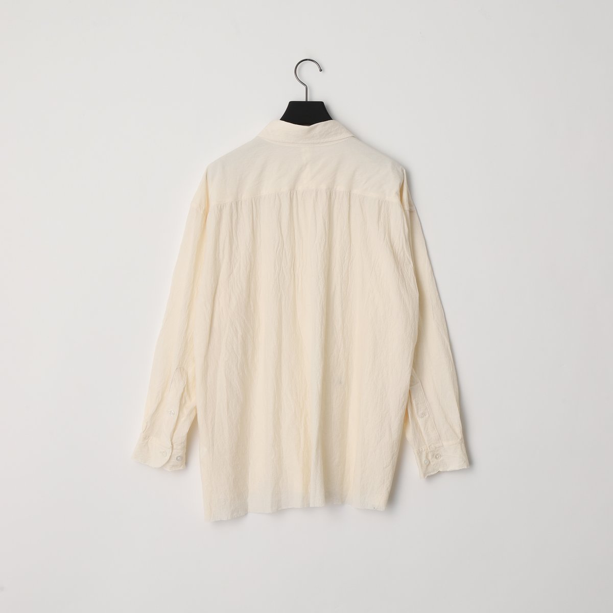 KANEMASA PHIL. 46G Artisan L/S Shirt 白L KANEMASA PHIL.】46G ARTISAN JERSEY SHIRT - WHITE – session