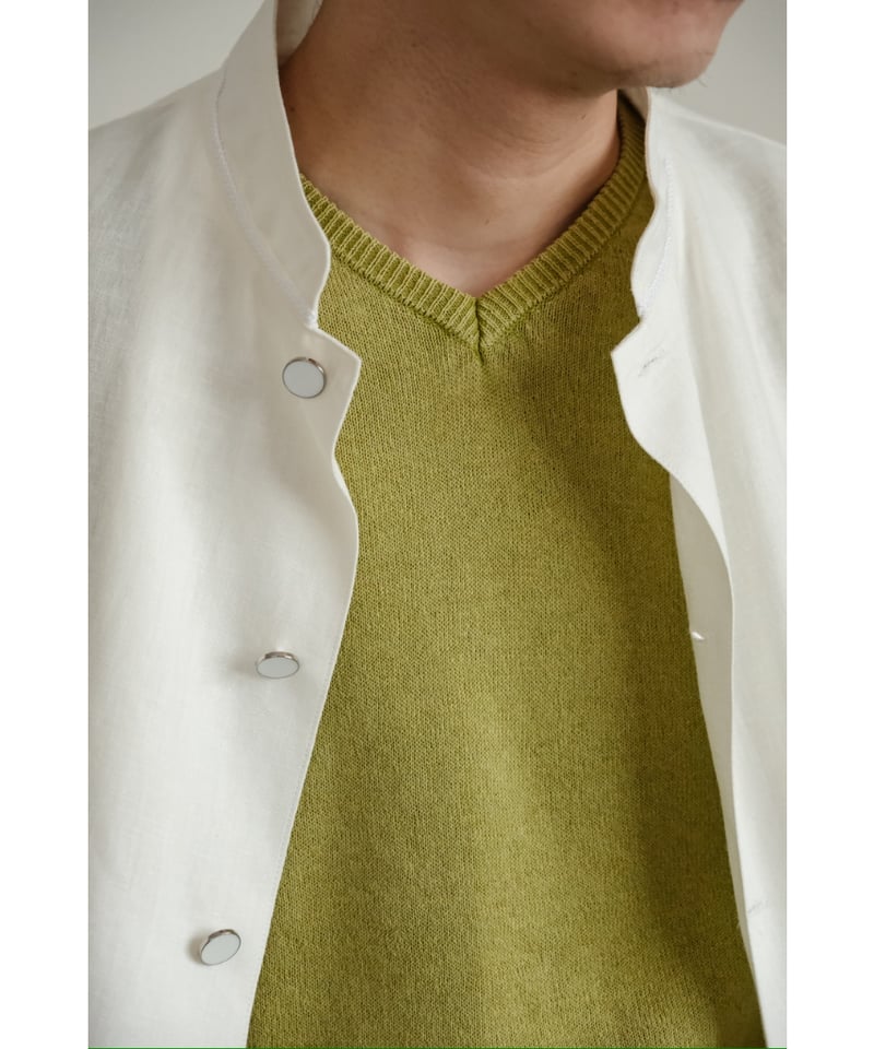 ENCOMING KNITTED V NECK JUMPER | MusterWerk Sud.