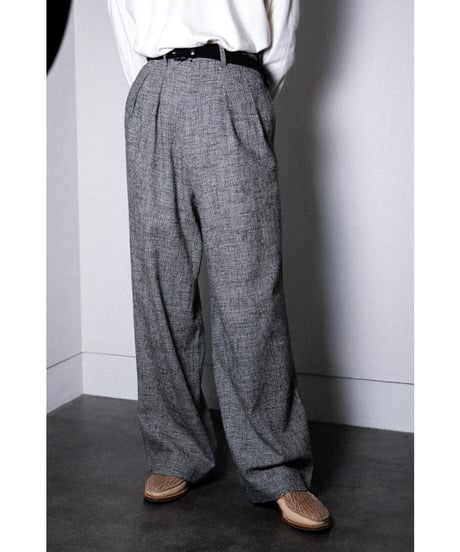 m's braque "Exclusive" TUCKED WIDE PANTS