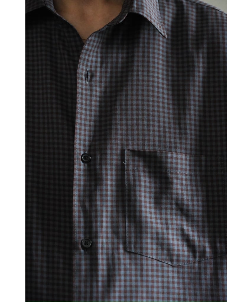 ULTERIOR C/W CHECKED TWILL SHIRT
