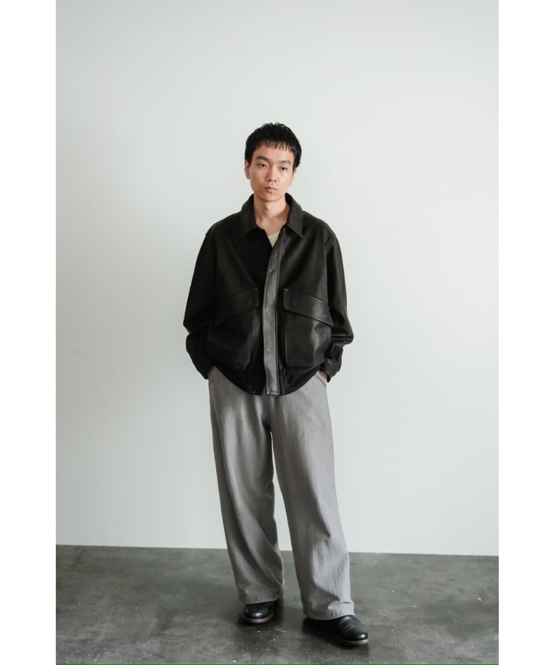 ULTERIOR CALF LEATHER FLIGHT JKT | MusterWerk Sud.