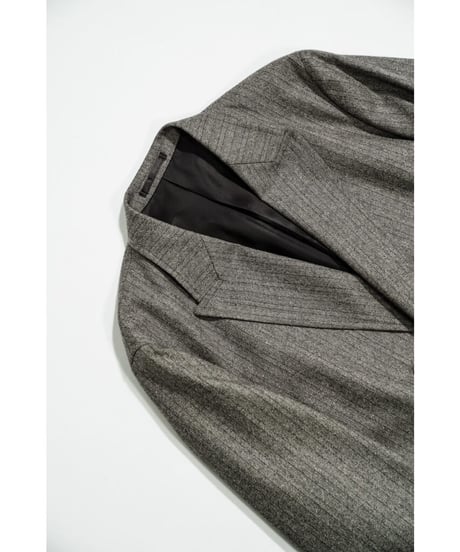 ULTERIOR W/S HERRINGBONE STRIPE DB JKT