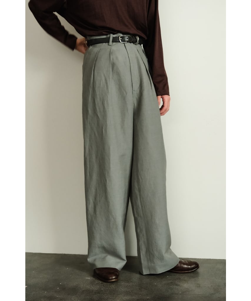 m's braque TUCKED BAGGY PANTS | MusterWerk Sud.