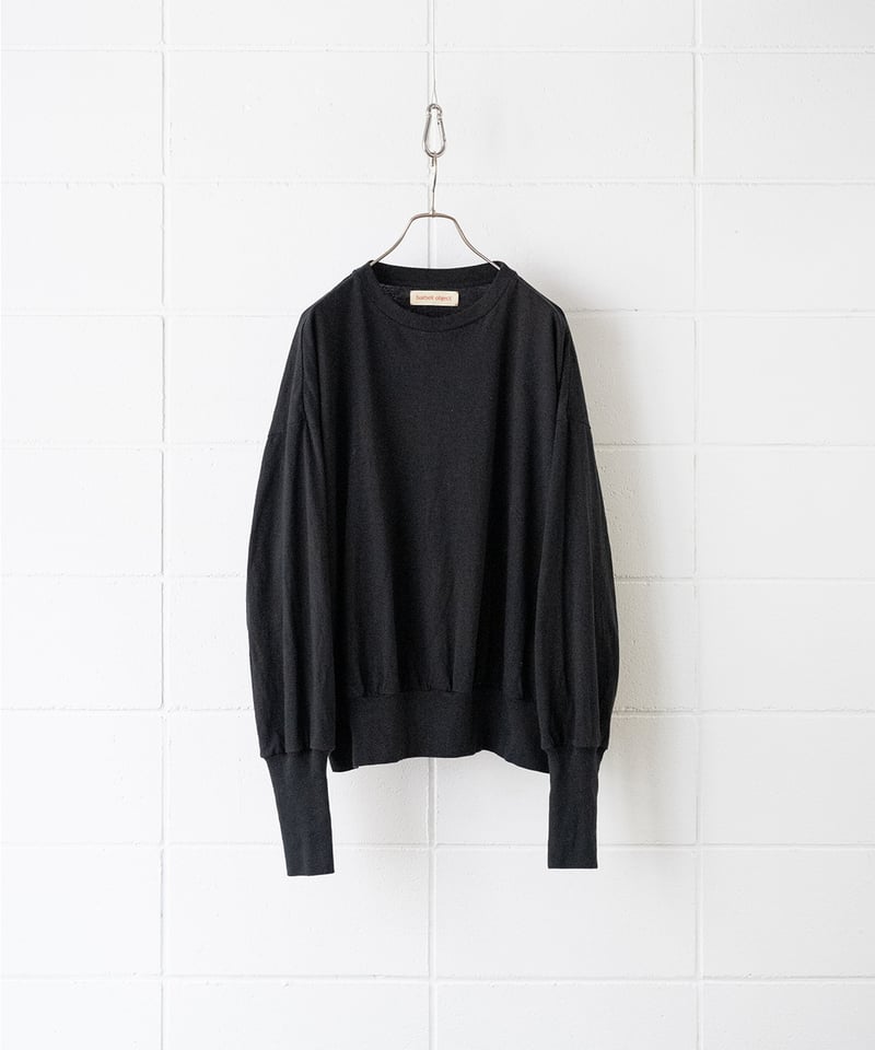 トップス 25aw barbell object bo top loose BLACK barbell object bo top | MusterWerk Sud.