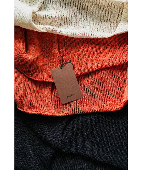 obafer "Exclusive" 和紙 V Neck Pullover