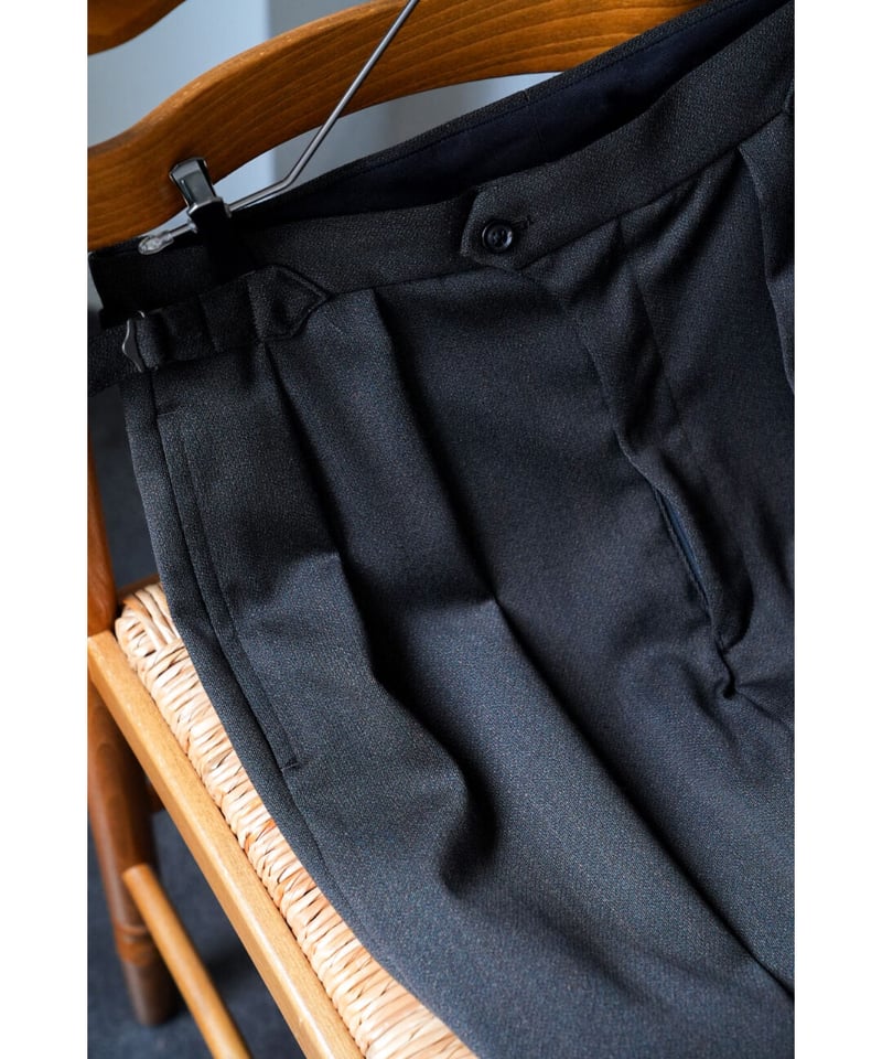 ULTERIOR MELANGE WOOL GABARDINE WIDE TROUSER | ULTERIOR MELANGE WOOL GABARDINE WIDE TROUSER |