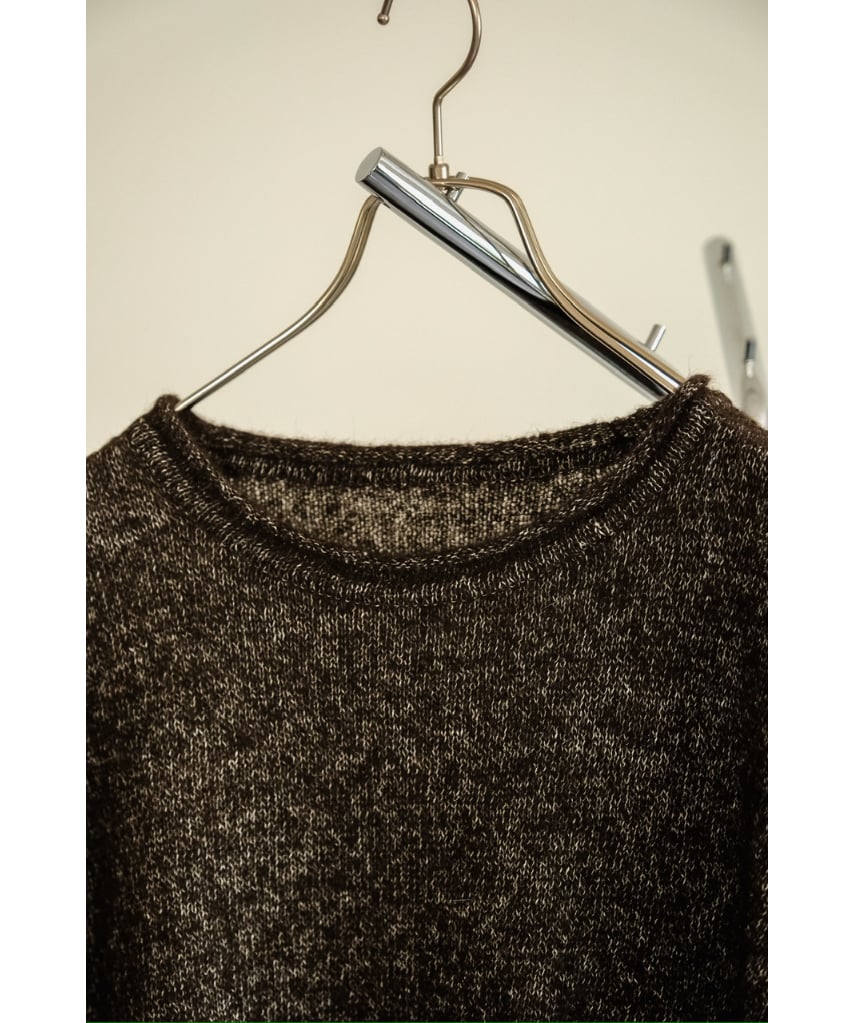 POSTELEGANT Baby Llama Hemp knit Pull-Over | Mu