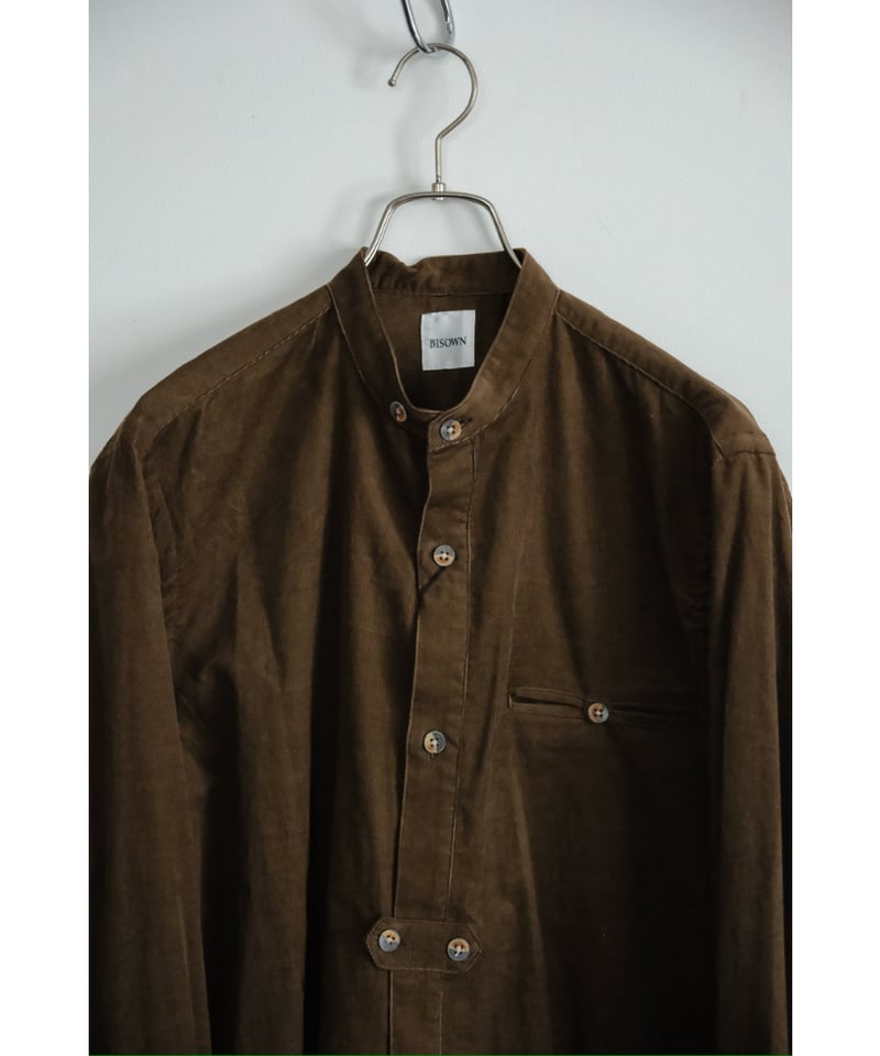 トップス BISOWN LIGHT CORDUROY TYROLEAN SHIRTS BISOWN LIGHT