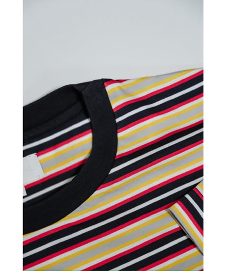 KANEMASA PHIL. 36G Multi Border S/S Tee