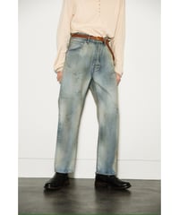 ANCELLM USED STRAIGHT 5P DENIM PANTS