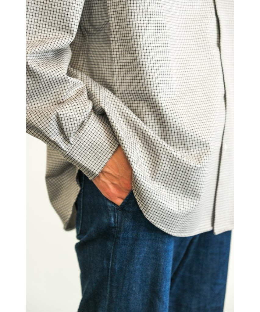 KANEMASA PHIL. 36G Atmosphere Check Shirt | Mus