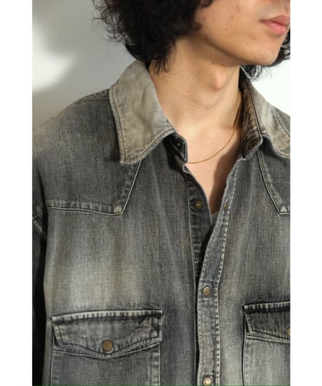ANCELLM DENIM WESTERN SHIRT
