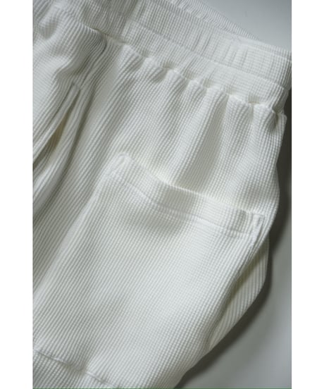 KANEMASA PHIL. 18G Heavy Weight Garment Dye Waffle Pants